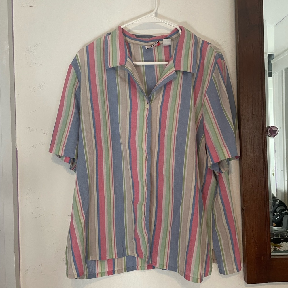 Pastel button up